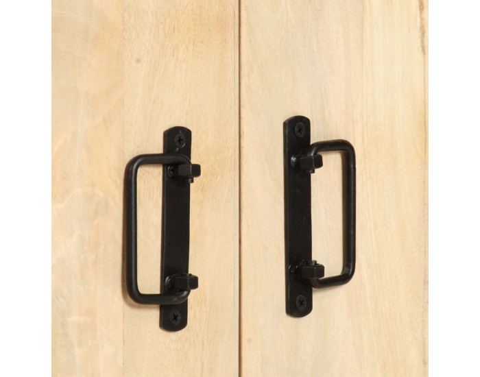 Sonata Библиотека с 4 нива, 80x30x180 см, манго масив