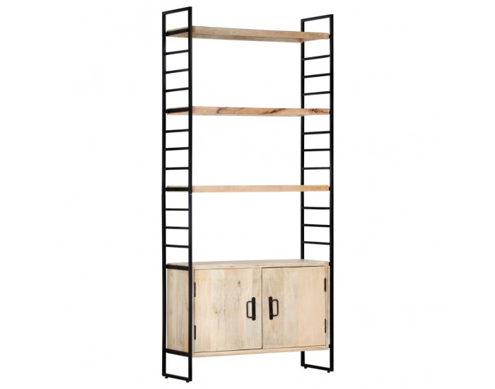 Sonata Библиотека с 4 нива, 80x30x180 см, манго масив