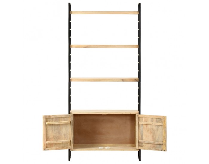 Sonata Библиотека с 4 нива, 80x30x180 см, манго масив