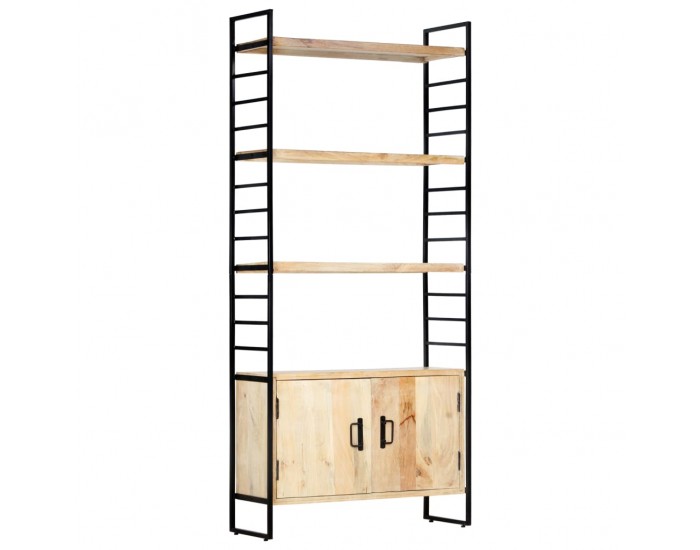 Sonata Библиотека с 4 нива, 80x30x180 см, манго масив