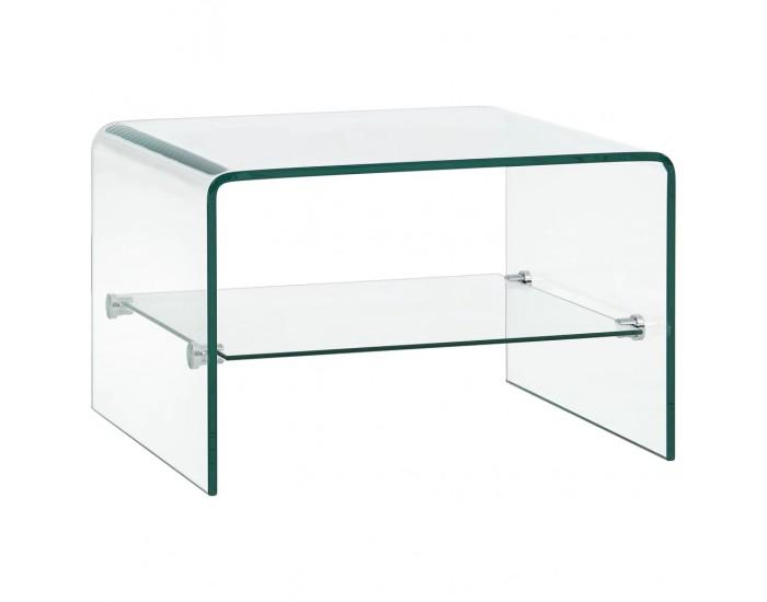 Sonata H Маса за кафе, прозрачна, 50x45x33 см, закалено стъкло
