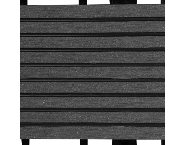 Sonata 22 бр декинг плочки, 30x30 см, 2 кв.м., WPC, сиви Sonata 22 бр декинг плочки, 30x30 см, 2 кв.м., WPC, сиви