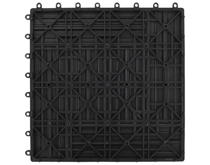 Sonata 22 бр декинг плочки, 30x30 см, 2 кв.м., WPC, сиви Sonata 22 бр декинг плочки, 30x30 см, 2 кв.м., WPC, сиви