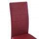 Sonata Конзолни трапезни столове, 6 бр, червени, изкуствена кожа