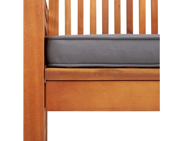 Sonata Градински трапезен стол с възглавница, акация масив