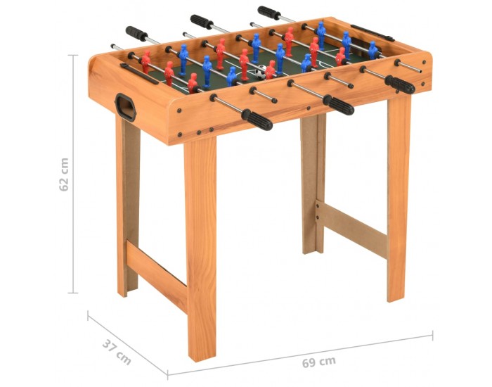 Sonata Мини футболна маса, 69x37x62 см, клен