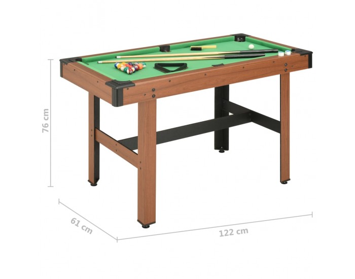 Sonata Билярдна маса, 4 фута, 122x61x76 см, кафява