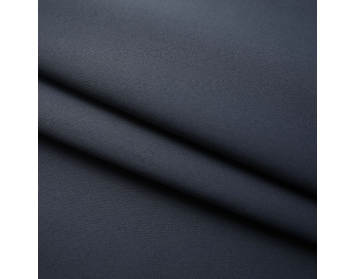 Sonata Затъмняващи завеси с куки, 2 бр, антрацит, 140x225 см