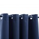 Sonata Затъмняващи завеси с метални халки, 2 бр, сини, 140x175 см
