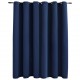 Sonata Затъмняваща завеса с метални халки, синя, 290x245 см