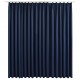 Sonata Затъмняваща завеса с куки, синя, 290x245 см