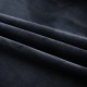 Sonata Затъмняваща завеса с куки, кадифе, черна, 290x245 см