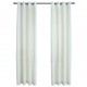 Sonata Затъмняващи завеси с халки, 2 бр, кадифе, кремави, 140x225 см