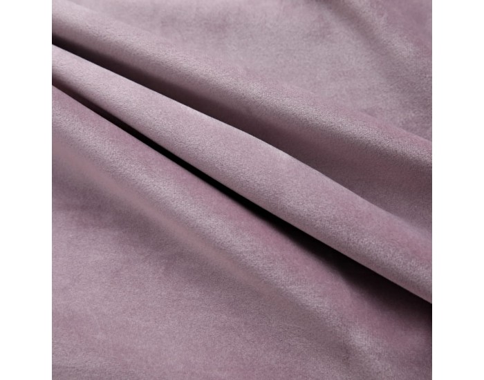 Sonata Затъмняващи завеси с халки, 2 бр, кадифе, розови, 140x225 см