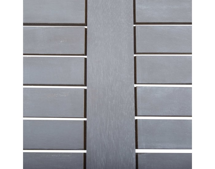 Sonata Градинска маса, сива, 80x80x74 см, акация масив