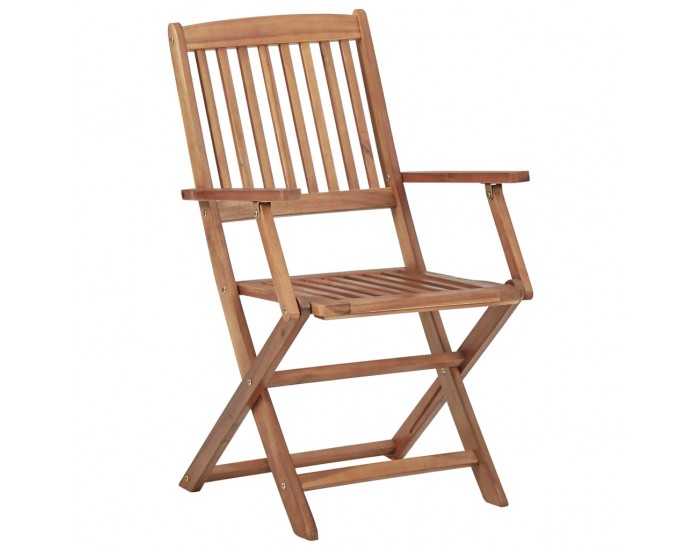 Sonata Сгъваеми градински столове, 2 бр, акация масив