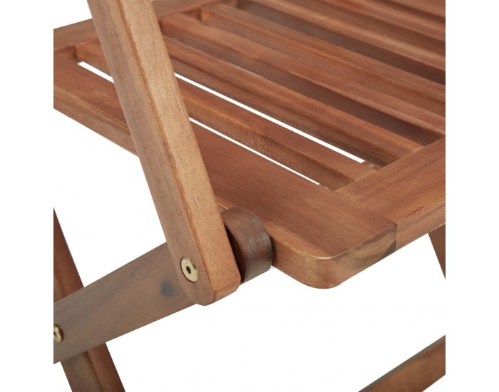 Sonata Сгъваеми градински столове, 2 бр, акация масив