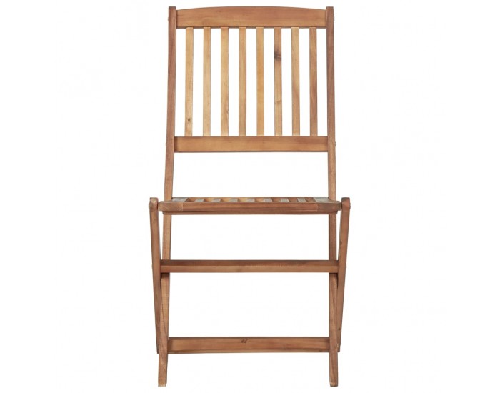 Sonata Сгъваеми градински столове, 4 бр, акация масив
