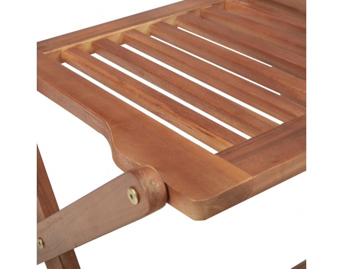 Sonata Сгъваеми градински столове, 4 бр, акация масив