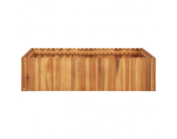 Sonata Градинска повдигната леха, 100x100x25 см, акациево дърво масив Sonata Градинска повдигната леха, 100x100x25 см, акациево дърво масив