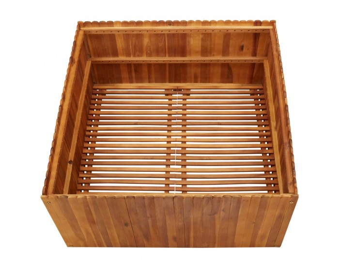 Sonata Градинска повдигната леха, 100x100x50 см, акациево дърво масив