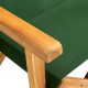 Sonata Режисьорски столове, 2 бр, акациево дърво масив, зелени