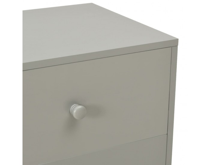 Sonata Нощни шкафчета, 2 бр, сиви, 40x30x50 см, бор масив