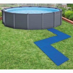 Intex Протектори-подложки за басейни, 8 бр, 50x50 см, сини - Градина