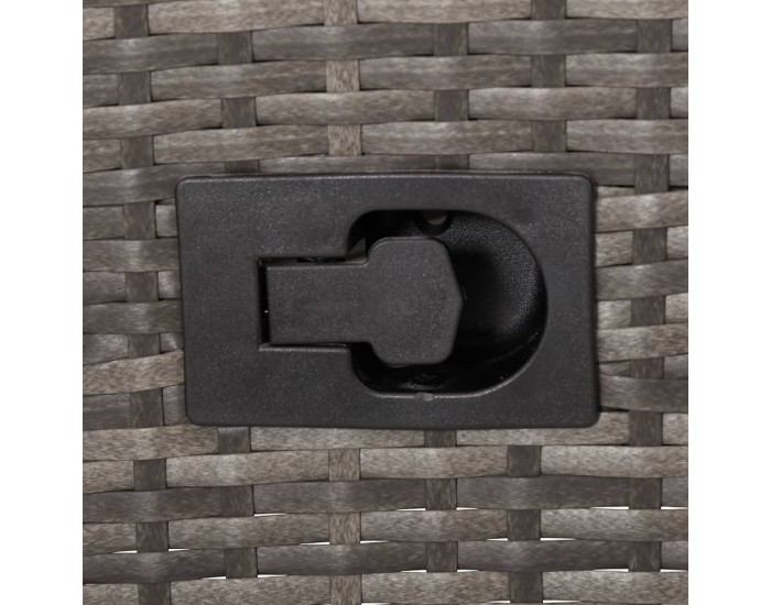 Sonata Външни столове с възглавници, 2 бр, полиратан, сиви