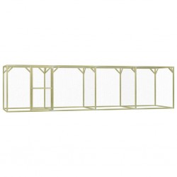 Sonata Клетка за пилета, 1,5x6x1,5 м, импрегниран бор - Домашни любимци