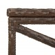 Sonata Градинска пейка, 120 см, полиратан, кафява Sonata Градинска пейка, 120 см, полиратан, кафява