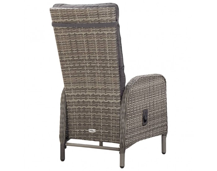 Sonata Външни столове, 2 бр, полиратан, сиви