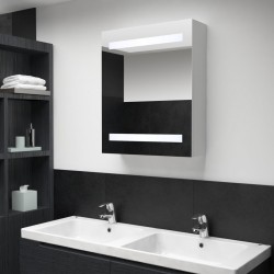 Sonata LED шкаф с огледало за баня, 50x14x60 см - Баня