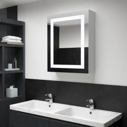 Sonata LED шкаф с огледало за баня, 50x13x70 см - Баня