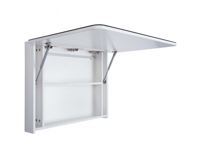 Sonata LED шкаф с огледало за баня, 80x11x55 см