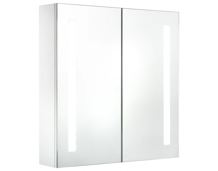 Sonata LED шкаф с огледало за баня, 62x14x60 см