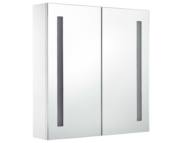 Sonata LED шкаф с огледало за баня, 62x14x60 см