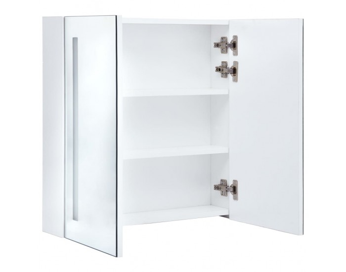 Sonata LED шкаф с огледало за баня, 62x14x60 см