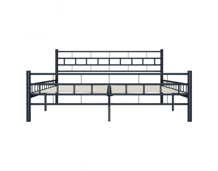 Sonata Рамка за легло, черна, стомана, 180x200 см