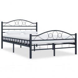 Sonata Рамка за легло, черна, стомана, 120x200 см - Спалня