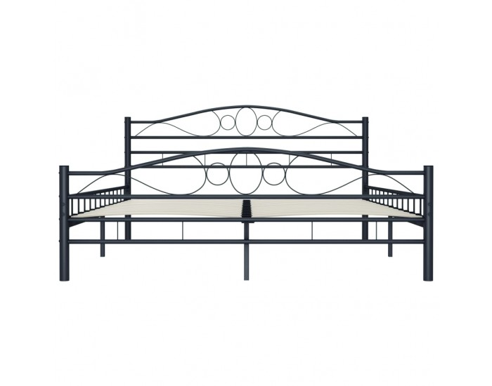 Sonata Рамка за легло, черна, стомана, 180x200 см