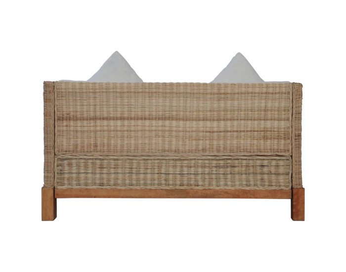 Sonata Комплект дивани с възглавници, 2 части, естествен ратан