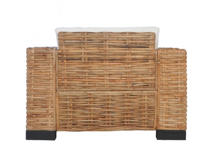 Sonata Комплект дивани с възглавници, 3 части, естествен ратан