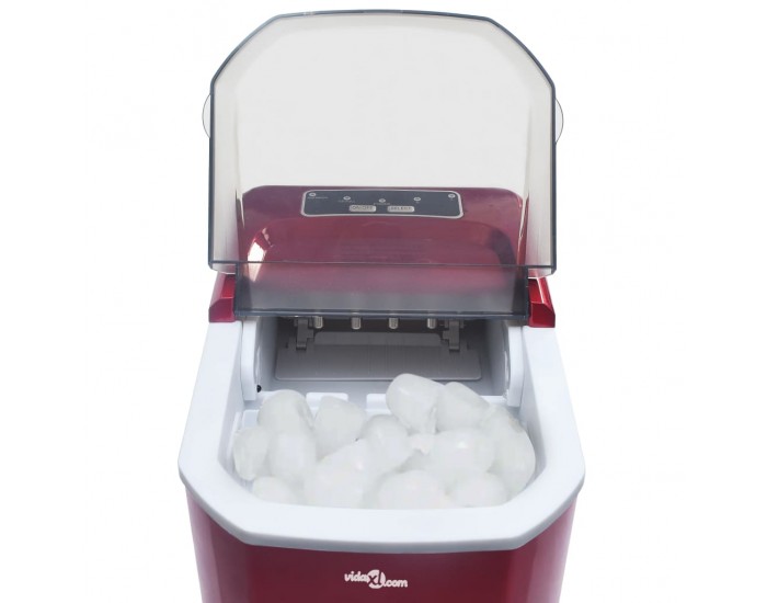 Sonata Ледогенератор, червен, 1,4 л, 15 кг/24 часа
