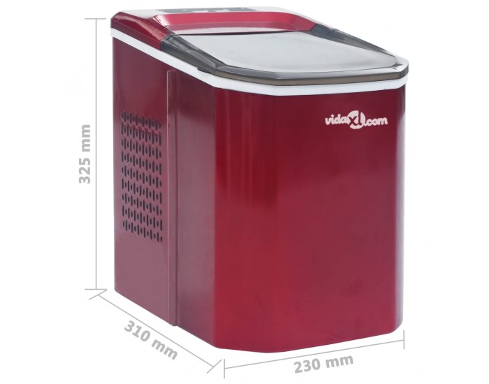 Sonata Ледогенератор, червен, 1,4 л, 15 кг/24 часа