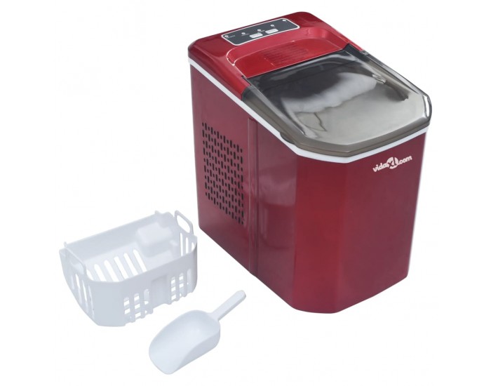 Sonata Ледогенератор, червен, 1,4 л, 15 кг/24 часа
