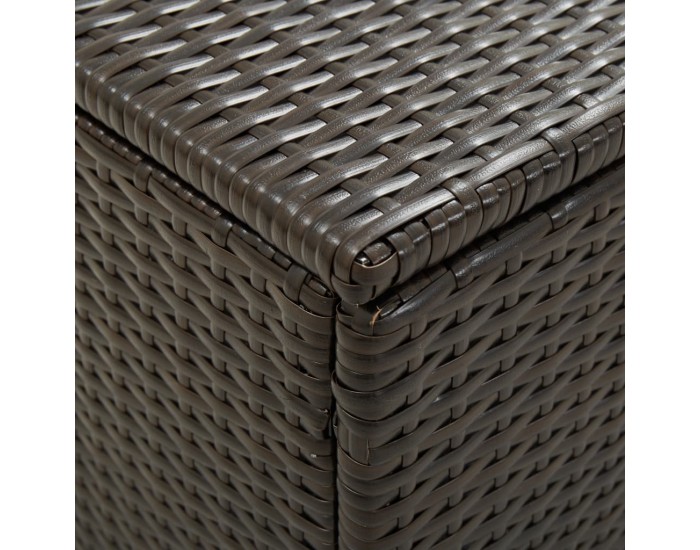 Sonata Градински сандък за съхранение, полиратан, 100x50x50 см, кафяв Sonata Градински сандък за съхранение, полиратан, 100x50x50 см, кафяв