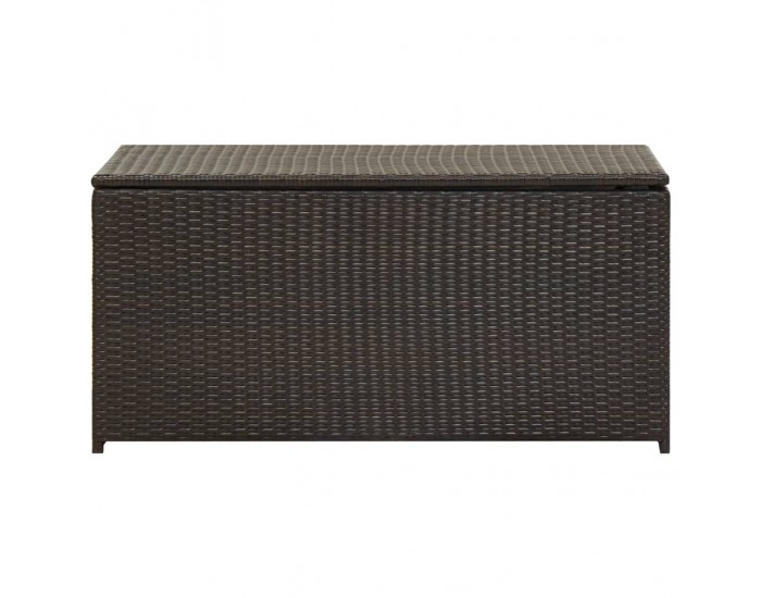 Sonata Градински сандък за съхранение, полиратан, 100x50x50 см, кафяв Sonata Градински сандък за съхранение, полиратан, 100x50x50 см, кафяв
