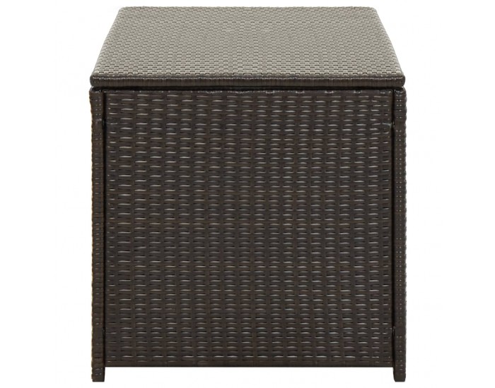 Sonata Градински сандък за съхранение, полиратан, 100x50x50 см, кафяв Sonata Градински сандък за съхранение, полиратан, 100x50x50 см, кафяв