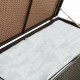 Sonata Градински сандък за съхранение, полиратан, 100x50x50 см, кафяв